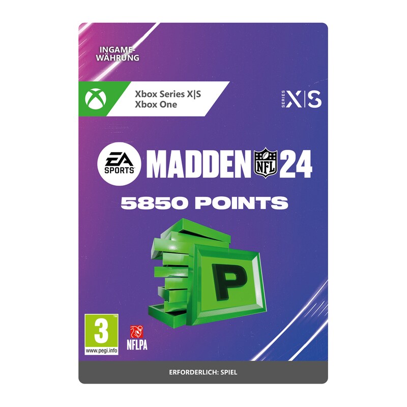 MADDEN NFL 24: 5850 MADDEN POINTS - XBox Series S|X Digital Code
