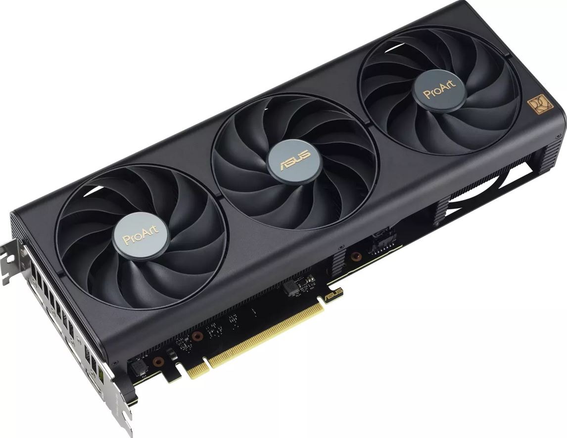 ASUS ProArt GeForce RTX 4070 OC Grafikkarte 12GB GDDR6X 1xHDMI, 3xDP