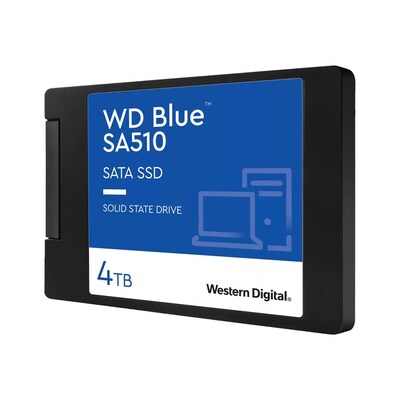 MAX X günstig Kaufen-WD Blue SA510 SATA SSD 4 TB 2,5"/7mm. WD Blue SA510 SATA SSD 4 TB 2,5"/7mm <![CDATA[• 4 TB - 7 mm Bauhöhe • 2,5 Zoll, SATA III (600 Mbyte/s) • Maximale Lese-/Schreibgeschwindigkeit: 560 MB/s / 520 MB/s • Mainstream: Sehr gutes Preisleistu