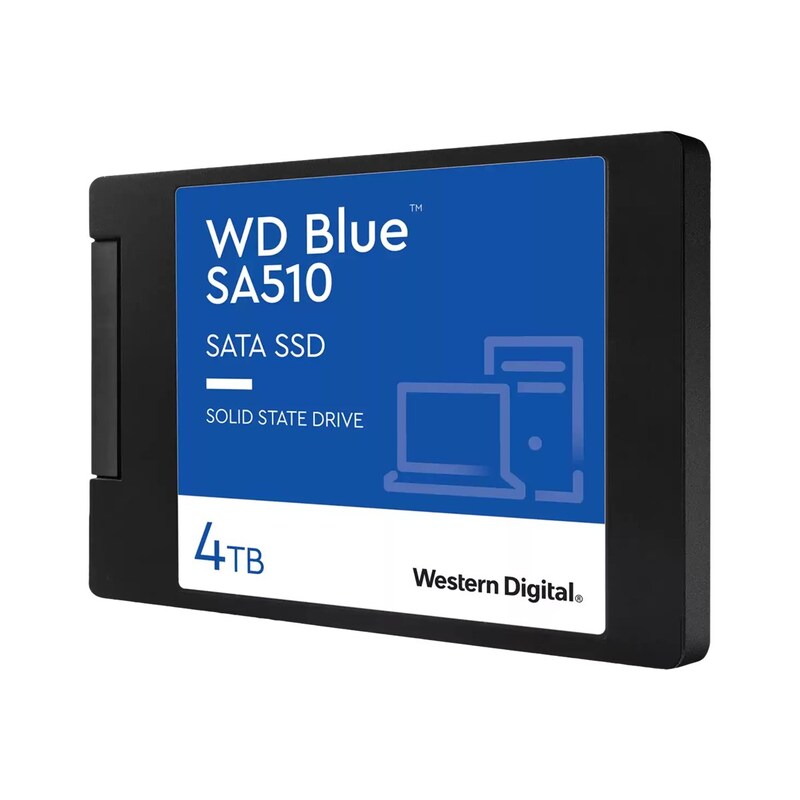 WD Blue SA510 SATA SSD 4 TB 2,5"/7mm