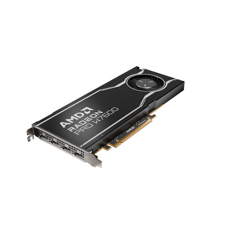 AMD Radeon Pro W7600 8GB GDDR6 Workstation Grafikkarte 4x DP 2.1