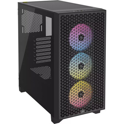 TX 3 günstig Kaufen-Corsair 3000D RGB Airflow schwarz Midi Tower ATX Gaming Gehäuse. Corsair 3000D RGB Airflow schwarz Midi Tower ATX Gaming Gehäuse <![CDATA[• ATX Gaming Gehäuse mit High-Airflow Front-Panel und RGB Beleuchtung • Schwarz, 3x AR120 RGB-Lüftern