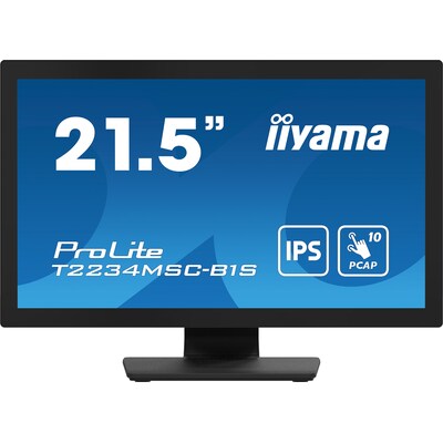 iiyama ProLite T2234MSC-B1S 54,6cm (21,5") FHD IPS Touch-Monitor VGA HDMI DP