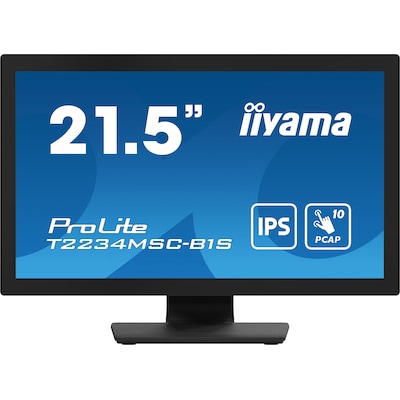 auf VGA günstig Kaufen-iiyama ProLite T2234MSC-B1S 54,6cm (21,5") FHD IPS Touch-Monitor VGA HDMI DP. iiyama ProLite T2234MSC-B1S 54,6cm (21,5") FHD IPS Touch-Monitor VGA HDMI DP <![CDATA[• Energieeffizienzklasse: E • Größe: 54,6 cm (21,5 Zoll) 16:9, Auflösung: 1.