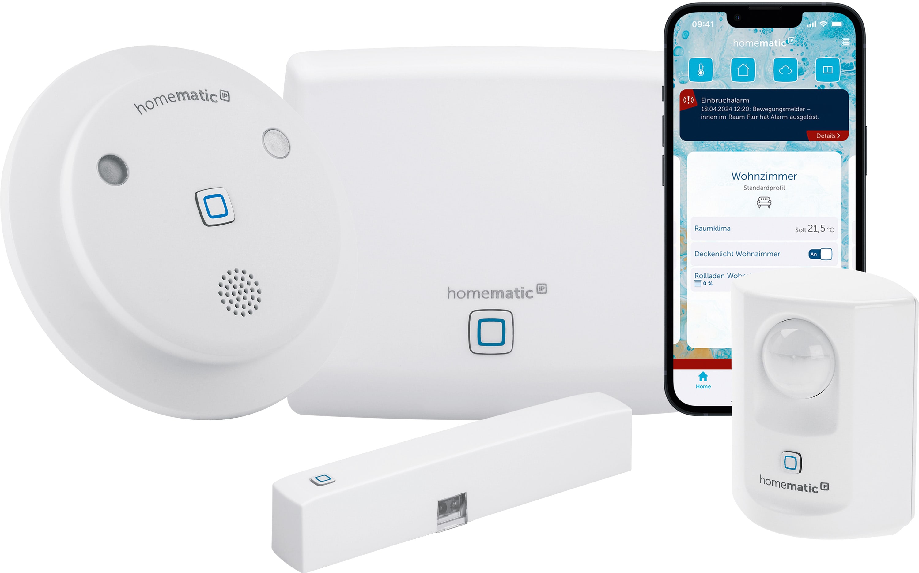 Homematic Ip Smart Home Starter Set Alarm, Hmip-Sk7 - Image 2