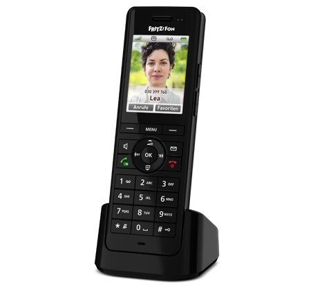 AVM FRITZ!Fon X6 Black schnurloses DECT Komforttelefon f&uuml;r FRITZ!Box