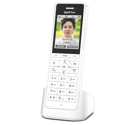 AVM FRITZ!Fon X6 schnurloses DECT Komforttelefon f&uuml;r FRITZ!Box wei&szlig;