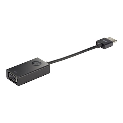 Externer günstig Kaufen-HP Externer Videoadapter HDMI zu VGA Schwarz. HP Externer Videoadapter HDMI zu VGA Schwarz <![CDATA[• HDMI zu VGA • Abmessungen: 173 mm - 25,5 mm - 13 mm, Gewicht: 24 g]]>. 