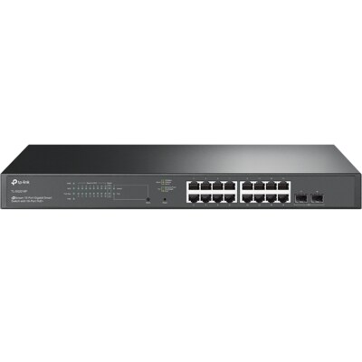 Art I günstig Kaufen-TP-LINK TL-SG2218P 18x Port Gigabit Smart Switch mit 16x Port PoE+. TP-LINK TL-SG2218P 18x Port Gigabit Smart Switch mit 16x Port PoE+ <![CDATA[• 18 Gigabit-RJ45-Ports mit Autoabstimmung und Auto-MDI/MDIX • 16 PoE+ Ports mit Insgesamt 150 W Leistungsb