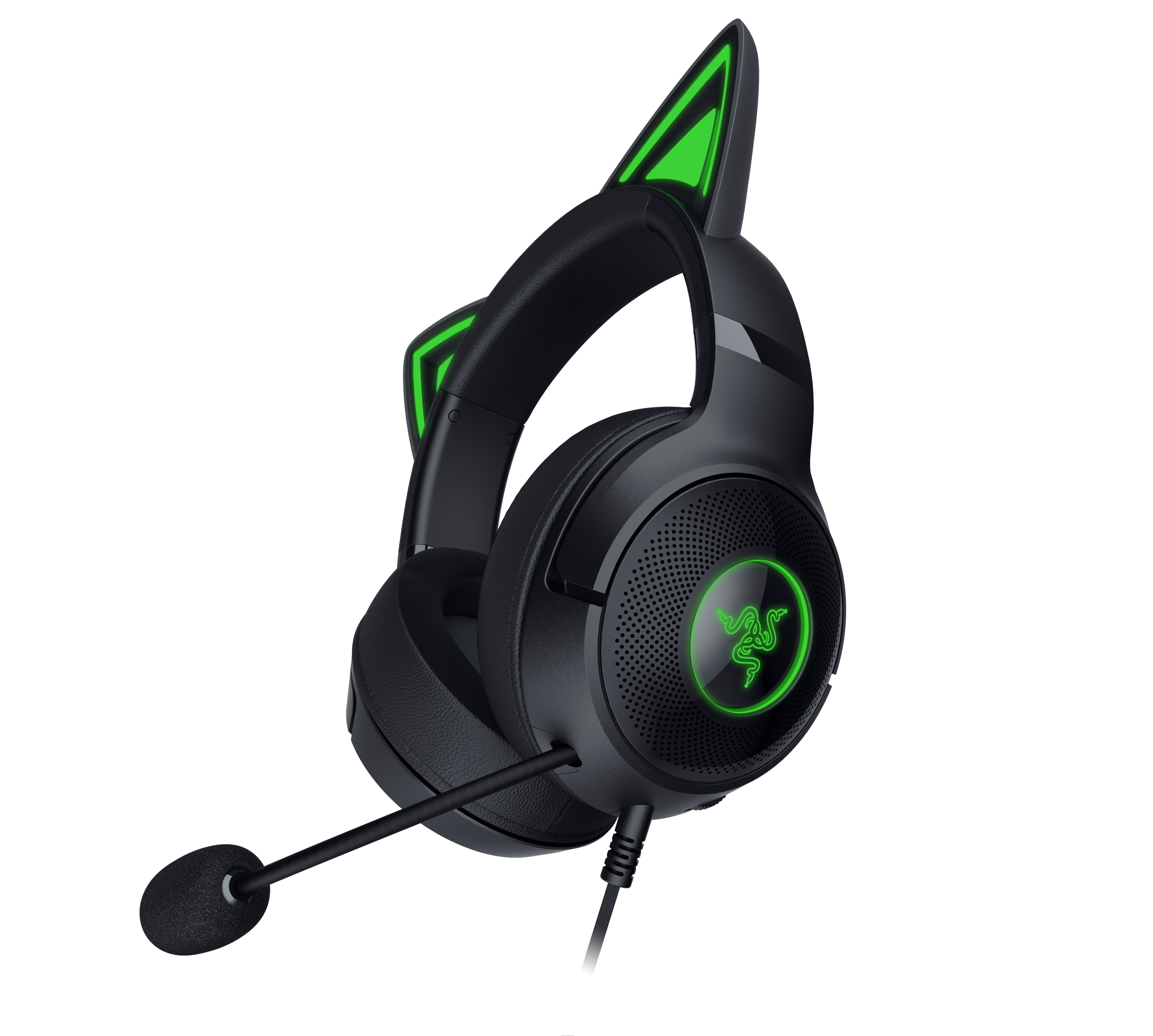 RAZER Kraken Kitty V2 Kabelgebundenes RGB Headset - Schwarz