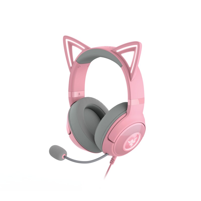 RAZER Kraken Kitty V2 Kabelgebundenes RGB Headset - Quartz