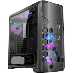 Azza Storm ARGB ATX Gaming Tower, RGB Beleuchtung, Glasfenster