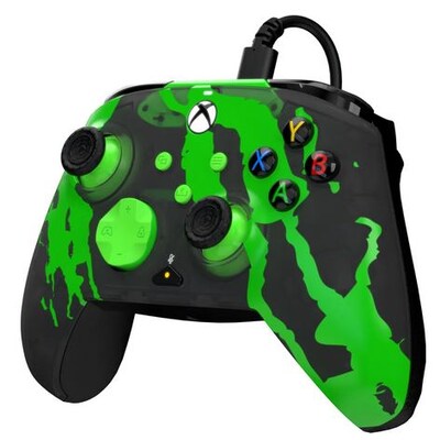 PDP Gaming Controller für Xbox Series X|S, Xbox One und PC | Jolt Green Rematch Glow