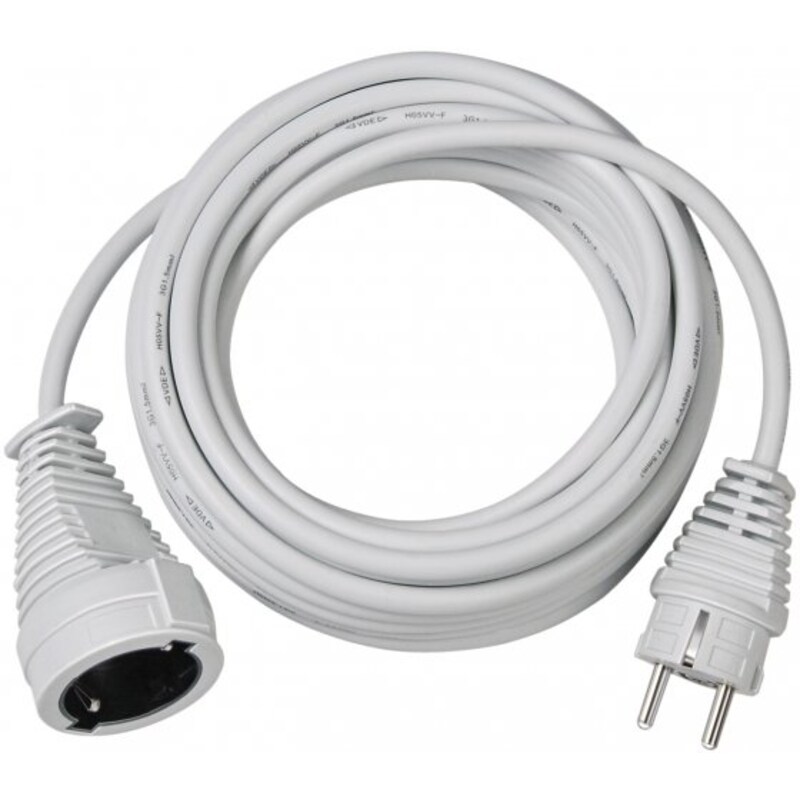 Brennenstuhl Qualitäts-Kunststoff-Verlängerungskabel m. Schutzkontakt-Stecker 5m