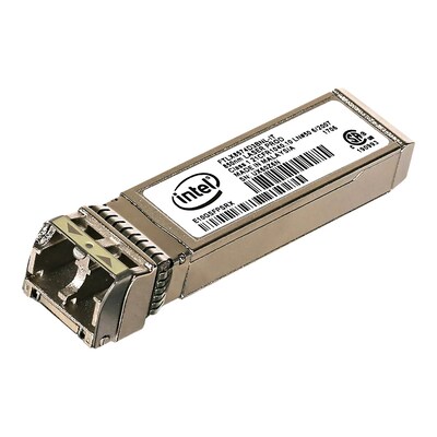 PC/Intel günstig Kaufen-Intel SFP+ LC SR Transceiver Modul. Intel SFP+ LC SR Transceiver Modul <![CDATA[• Ethernet SFP+ SR Optics Transceiver • 10000 Mbit/s - SFP+ - SR - 300 m - 850 nm]]>. 