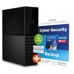 WD My Book 12 TB externe Festplatte 3,5Zoll USB 3.0 + Acronis Cyber Protect Home