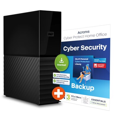 to Be günstig Kaufen-WD My Book 12 TB externe Festplatte 3,5Zoll USB 3.0 + Acronis Cyber Protect Home. WD My Book 12 TB externe Festplatte 3,5Zoll USB 3.0 + Acronis Cyber Protect Home <![CDATA[• 3,5 Zoll Format • USB3.0 • 12 TB • Automatische Backups dank WD SmartWare