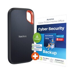 SanDisk Extreme Portable SSD 4 TB V2 - USB-C 3.2 + Acronis Cyber Protect Home