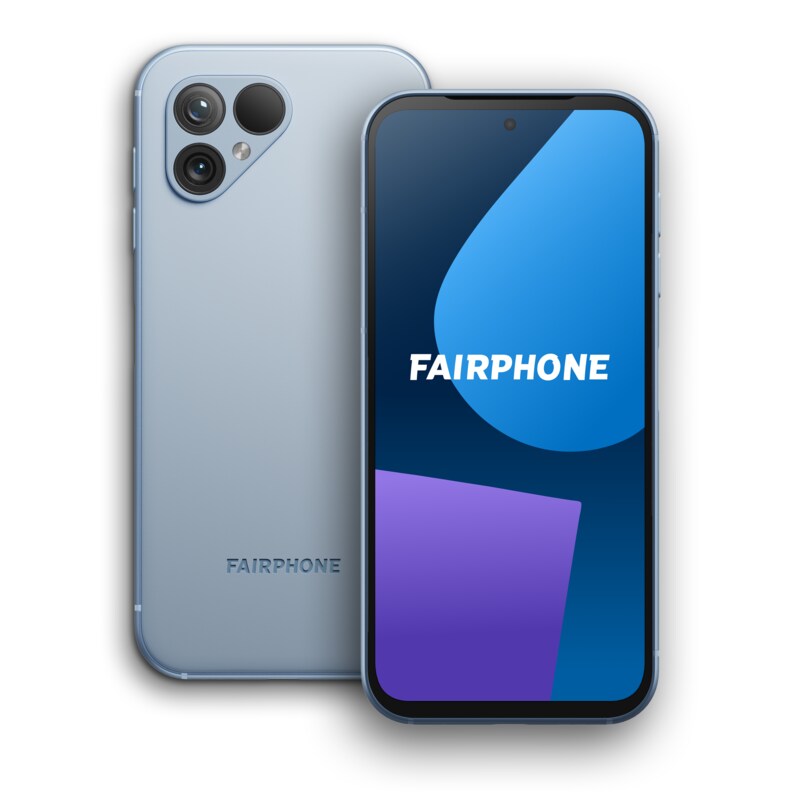 Fairphone 5 5G Dual-SIM 8GB/256GB sky blue Android 14 Smartphone