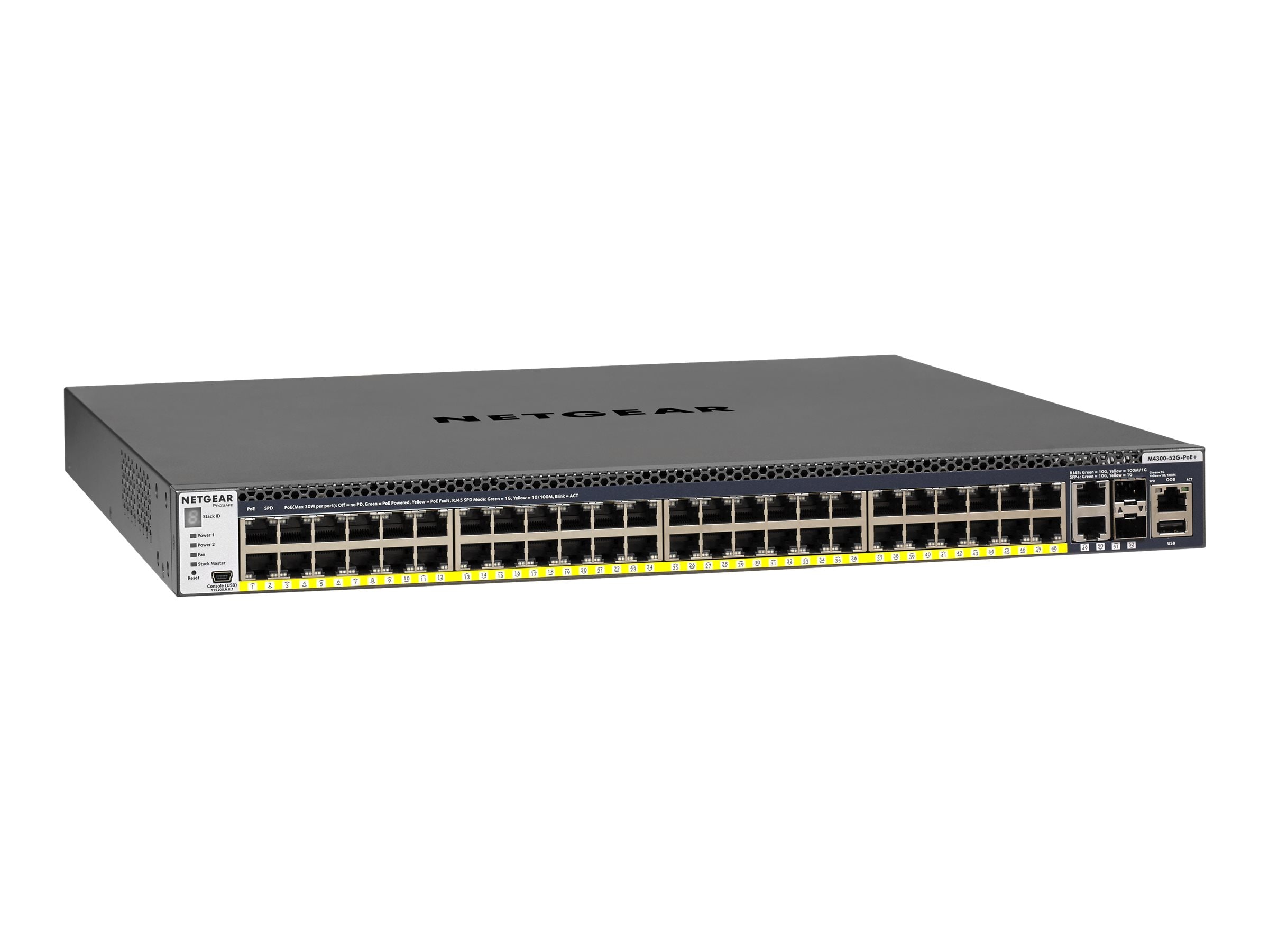 Netgear GSM4352PA 52-Port Web Managed Switch (10-Gigabit/Multi-Gigabit)