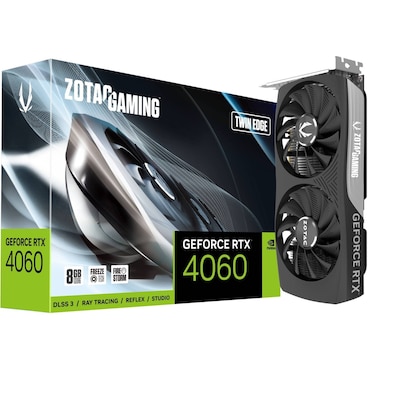 Grafikkarte günstig Kaufen-ZOTAC GAMING GeForce RTX 4060 TwinEdge OC 8GB GDDR6 Grafikkarte 3xDP/HDMI. ZOTAC GAMING GeForce RTX 4060 TwinEdge OC 8GB GDDR6 Grafikkarte 3xDP/HDMI <![CDATA[• NVIDIA GeForce RTX 4060 Ada Lovelace mit DLSS 3 • 8GB GDDR6-RAM (128bit Speicherinterface),