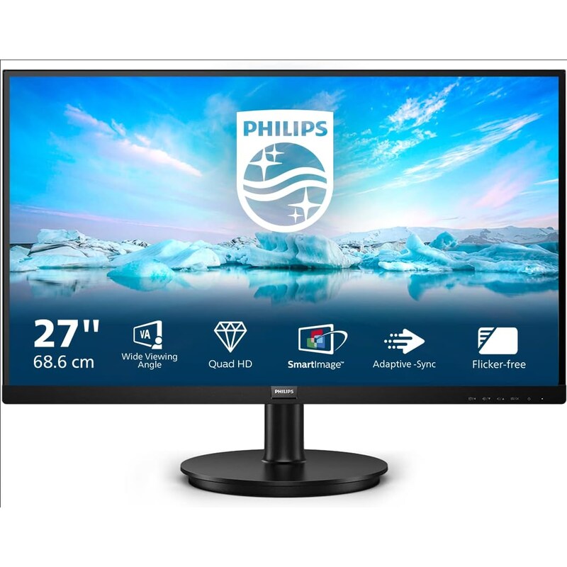 Philips V-Line 275V8LA 68,6cm (27") QHD VA Office Monitor 16:9 HDMI/DP 75Hz Sync