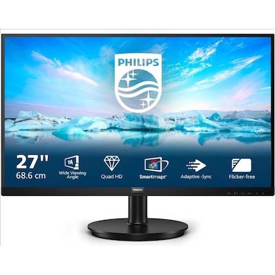 auf HDMI günstig Kaufen-Philips V-Line 275V8LA 68,6cm (27") QHD VA Office Monitor 16:9 HDMI/DP 75Hz Sync. Philips V-Line 275V8LA 68,6cm (27") QHD VA Office Monitor 16:9 HDMI/DP 75Hz Sync <![CDATA[• Energieeffizienzklasse: F • Größe: 68,6 cm (27 Zoll) 16:9, Auflösu