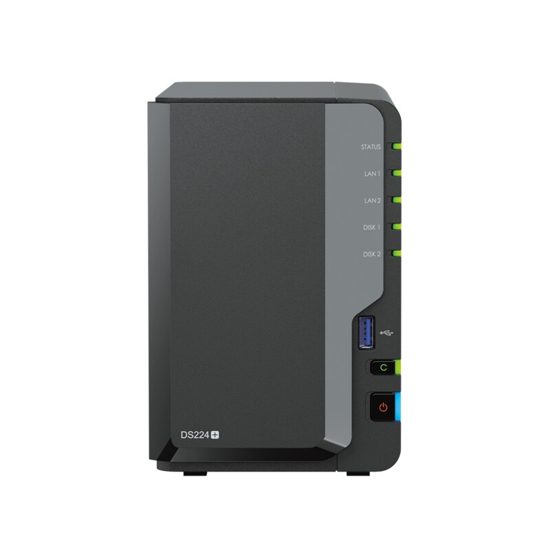Synology Diskstation DS224+ NAS System 2-Bay inkl. 2x 8 TB Seagate ST8000VN004