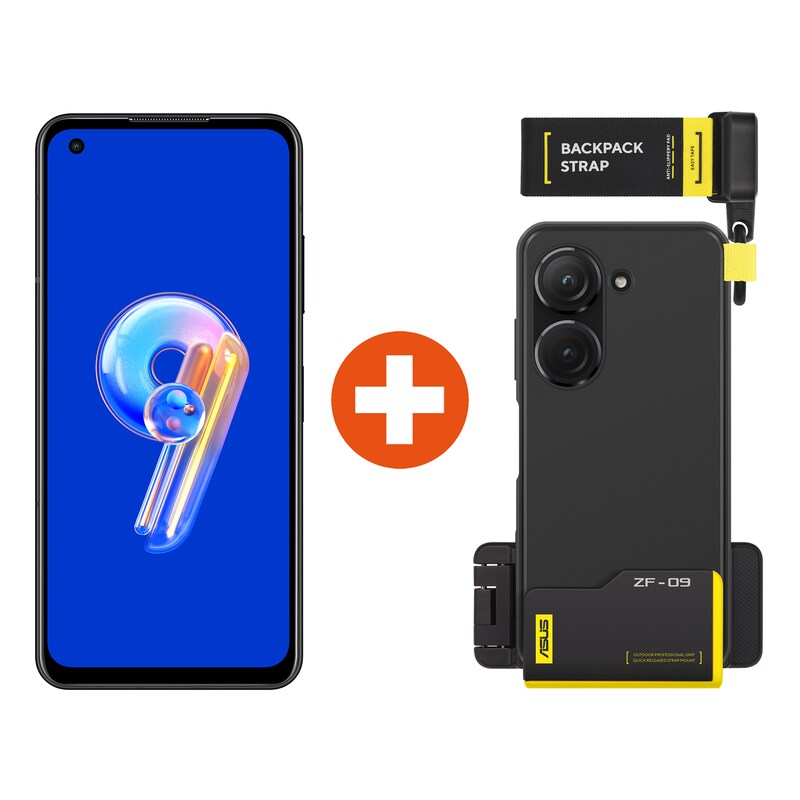ASUS Zenfone 9 5G 8/128 GB black Android 12.0 Smartphone + Smart Magnet Backpac