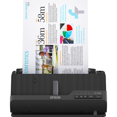 windows 10 bit günstig Kaufen-EPSON WorkForce ES-C320W Dokumentenscanner USB WLAN. EPSON WorkForce ES-C320W Dokumentenscanner USB WLAN <![CDATA[• Einzelblattscanner DIN A4 • 600dpi, 30 bit Farbtiefe, Duplexscan • ReadyScan LED Technik • für Windows 7 / 8 / 10 / 11, Server, Ma