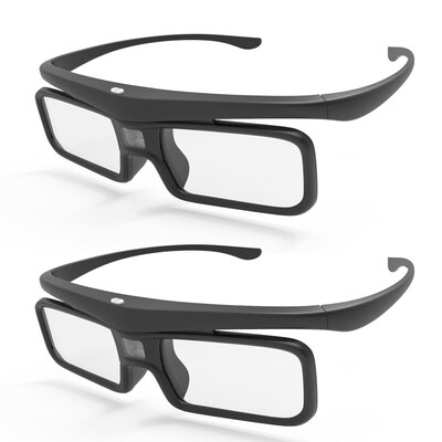 Shutterbrille Wiederaufladbare günstig Kaufen-AWOL Vision DLP Link 3D Brille / Glasses 2 Stück aktive Shutterbrille. AWOL Vision DLP Link 3D Brille / Glasses 2 Stück aktive Shutterbrille <![CDATA[• Wiederaufladbare aktive Shutterbrille • Kompatibel mit AWOL VISION LTV-2500, LTV-3000, LT