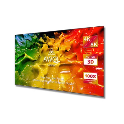 and Vision günstig Kaufen-AWOL Vision Cinematic ALR Beamer Leinwand, 100" 223,4 x 126,5 x 2,5cm. AWOL Vision Cinematic ALR Beamer Leinwand, 100" 223,4 x 126,5 x 2,5cm <![CDATA[• Cinematic ALR Beamer Leinwand 100