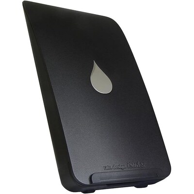 Kabel  günstig Kaufen-RAIN DESIGN iSlider Mobiler iPad Ständer schwarz. RAIN DESIGN iSlider Mobiler iPad Ständer schwarz <![CDATA[• Massives, sandgestrahltes Aluminium • Spezieller Gleit- und Faltmechanismus • Ausschnitt für das Kabel]]>. 