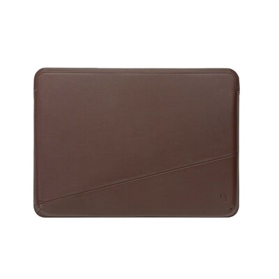 Decoded Leather Frame Sleeve für Macbook 16 Zoll Chocolate Braun
