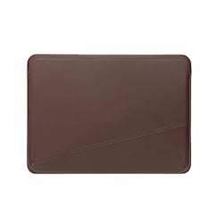 Decoded Leather Frame Sleeve f&uuml;r Macbook 14 Zoll Chocolate Braun