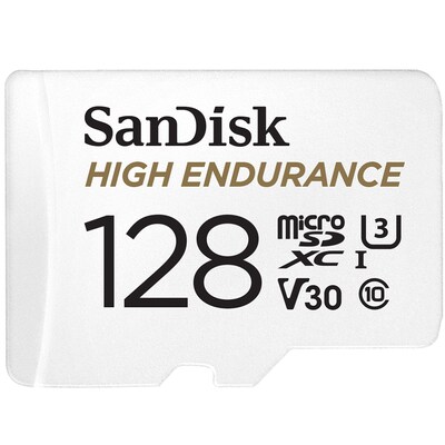 UHS I günstig Kaufen-SanDisk High Endurance microSDXC 128 GB Speicherkarte Kit. SanDisk High Endurance microSDXC 128 GB Speicherkarte Kit <![CDATA[• Speichertyp: microSDXC (UHS-I) inklusive SD-Adapter • Speicherkapazität: 128 GB • Geschwindigkeitsklasse: Cl10, U3, V30 