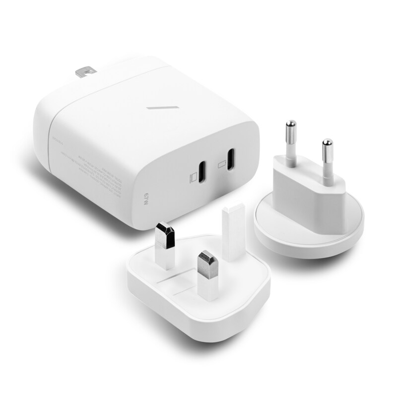 Native Union 67W Dual USB-C Fast GaN PD Wall Charger Weiß