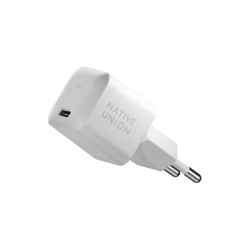 Native Union 30W USB-C Fast GaN PD Wall Charger Weiß