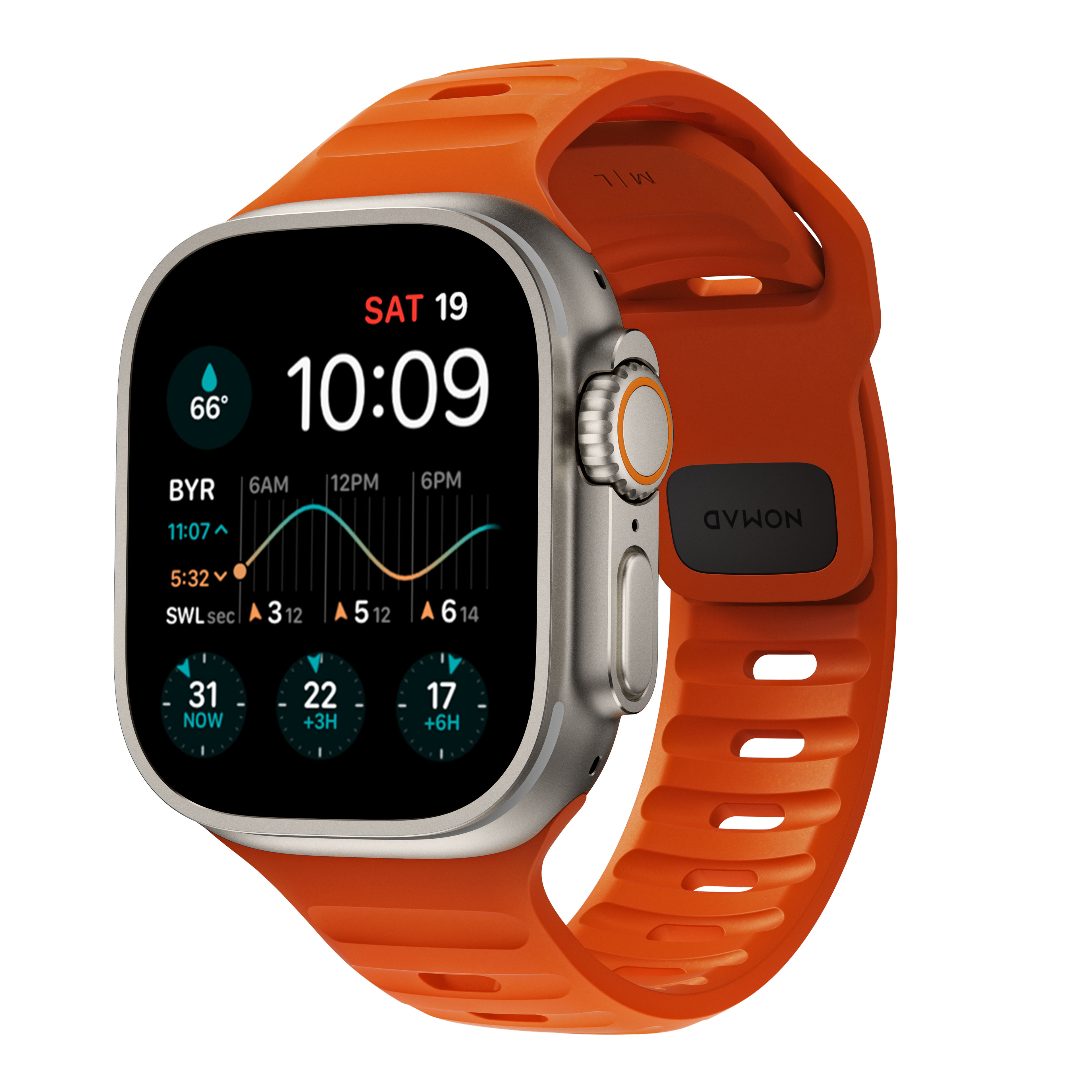 Nomad Sport Band 42/44/45/49mm Ultra Orange