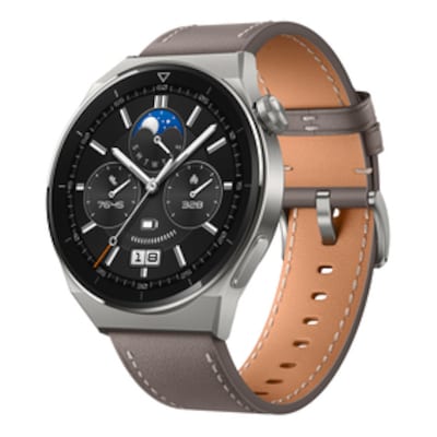 Smart Watch günstig Kaufen-Huawei Watch GT 3 Pro Smartwatch 46mm (Odin-B19V) Classic Leather Strap. Huawei Watch GT 3 Pro Smartwatch 46mm (Odin-B19V) Classic Leather Strap <![CDATA[• 3,63 cm (1,43 Zoll) AMOLED Display • 14 Tage Akkulaufzeit • Edelstahl Gehäuse • Wasserdich