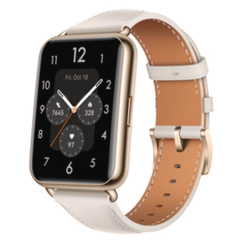 Huawei Watch Fit 2 Classic Smartwatch 4,4cm-AMOLED-Display, Moonlight White