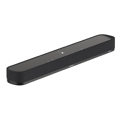 CD R günstig Kaufen-Sennheiser AMBEO Soundbar | Mini, schwarz. Sennheiser AMBEO Soundbar | Mini, schwarz <![CDATA[• Einzel-Soundbar mit Bluetooth® Technologie • Ultimativ immersiver Sound in einem extrem kompakten Gerät • Leistungsstarke adaptive Audiofunktionen • 