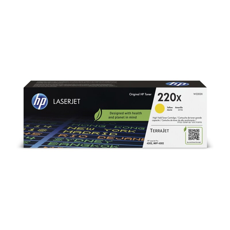 Toner gelb günstig Kaufen-HP 220X / W2202X Original Toner Gelb für ca. 5.500 Seiten. HP 220X / W2202X Original Toner Gelb für ca. 5.500 Seiten <![CDATA[• HP220X Tonerkartusche W2202X • Farbe: Gelb • Reichweite: bis zu 5.500 Seiten • Kompatibel zu: Color LaserJet Pro MFP 
