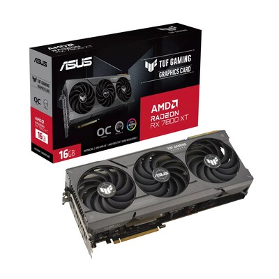 AS 7  günstig Kaufen-ASUS TUF Gaming Radeon RX 7800 XT OC Gaming Grafikkarte 16GB GDDR6 3xDP/HDMI. ASUS TUF Gaming Radeon RX 7800 XT OC Gaming Grafikkarte 16GB GDDR6 3xDP/HDMI <![CDATA[• AMD Radeon RX 7800 XT (Big Navi), RDNA 3, • 16 GB GDDR6X-RAM (256-bit Speicherinterfa