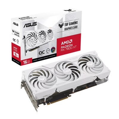 As I günstig Kaufen-ASUS TUF Gaming Radeon RX 7800 XT OC White Grafikkarte 16GB GDDR6 3xDP/HDMI. ASUS TUF Gaming Radeon RX 7800 XT OC White Grafikkarte 16GB GDDR6 3xDP/HDMI <![CDATA[• AMD Radeon RX 7800 XT (Big Navi), RDNA 3, • 16 GB GDDR6X-RAM (256-bit Speicherinterface