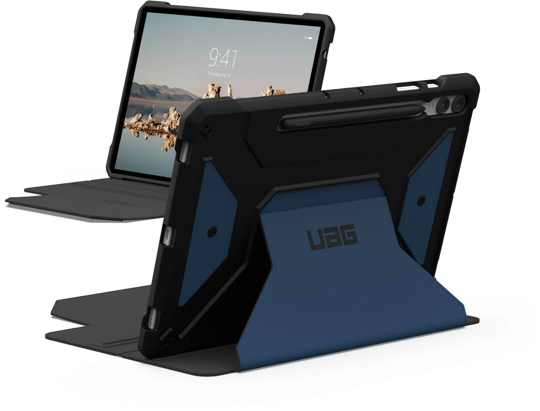 UAG Urban Armor Gear Metropolis SE Case Samsung Galaxy Tab S9+ mallard (blau)