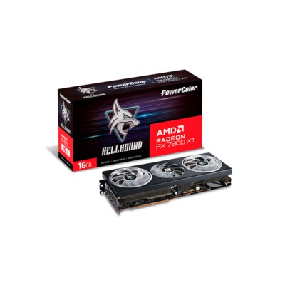 PC 6 günstig Kaufen-POWERCOLOR AMD Radeon RX 7800 XT Hellhound 16GB GDDR6 Grafikkarte HDMI/3xDP. POWERCOLOR AMD Radeon RX 7800 XT Hellhound 16GB GDDR6 Grafikkarte HDMI/3xDP <![CDATA[• AMD Radeon RX 7800 XTX, RDNA 3, PCI Express 4.0 • 16GB GDDR6-RAM (256bit Speicherinterf