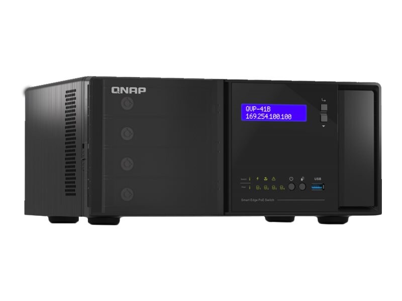 QNAP QVP-41B-8G-P NVR-Netzwerk&uuml;berwachungsserver 4-Bay