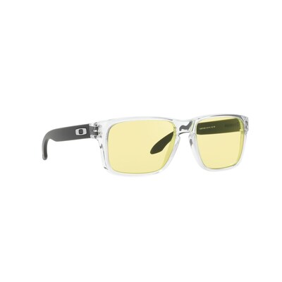 Das Ei günstig Kaufen-Oakley HOLBROOK XS Brille mit Prizm Gaming Gläsern Clear. Oakley HOLBROOK XS Brille mit Prizm Gaming Gläsern Clear <![CDATA[• mit Prizm Gaming 2.0 Plano-Gläsern für Gamer • ganztägiger Tragekomfort durch das leichte O Matter™ Rahmenmate