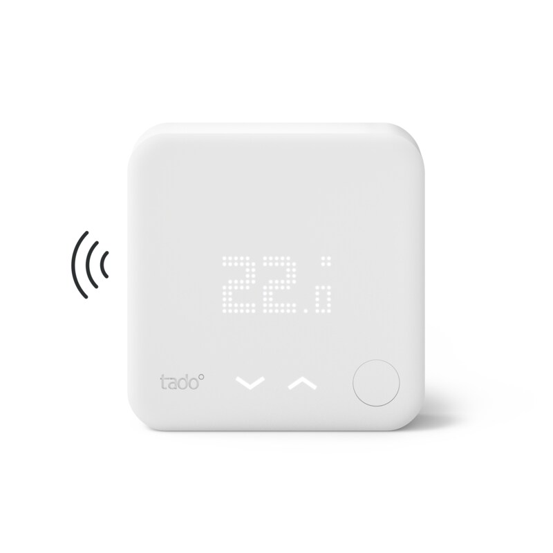 tado° Funk-Temperatursensor - Zusatzprodukt für Smarte Heizkörper-Thermostate